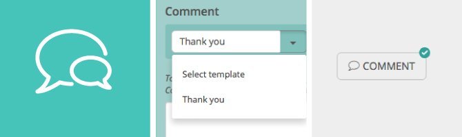 Save time with templates and drafts in Review Analytics