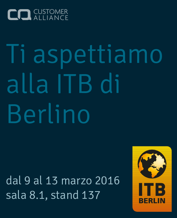 Customer Alliance alla ITB Berlino 2016