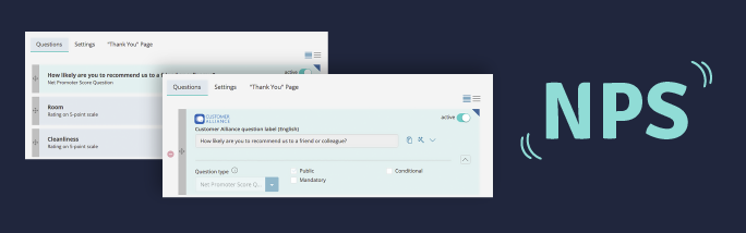 Start building your Net Promoter Score (NPS) via your post-s...