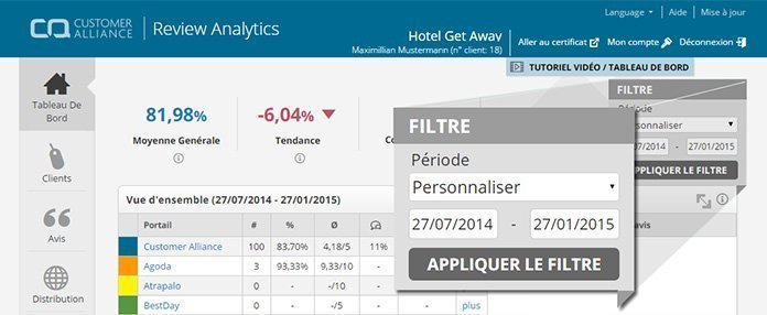 Review Analytics: new date filter
