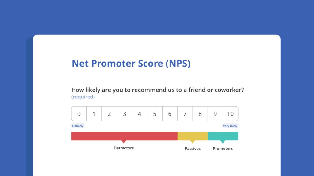 NPS tools question: how likely are you to recommend us to a friend or coworker?