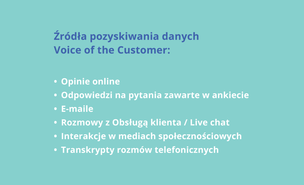 Voice of the Customer 