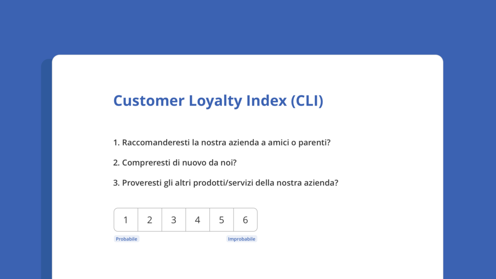 customer loyalty Index