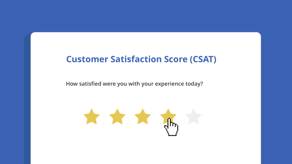 customer satisfaction score