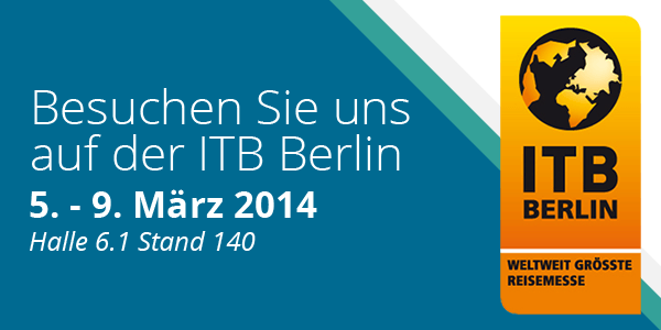 Treffen Sie uns auf der ITB in Berlin