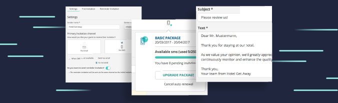 ¡Alcance más clientes a través de los SMS! Hemos mejorado el proceso enviando las invitaciones por SMS