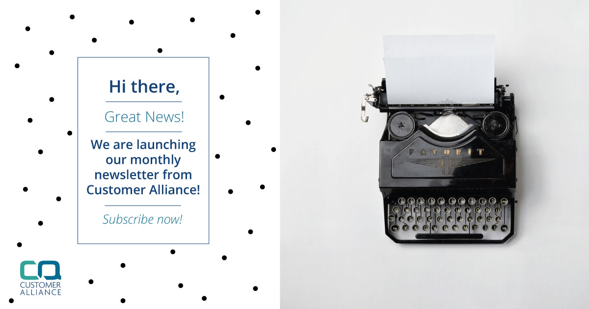 Newsletter o produktach Customer Alliance